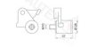 VW 059109487B Tensioner Lever, timing belt